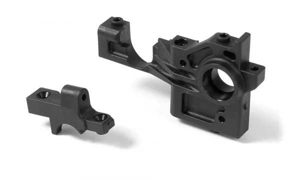 XRay Composite Lower + Upper Bulkhead Rear Right - Extra Roll Center
