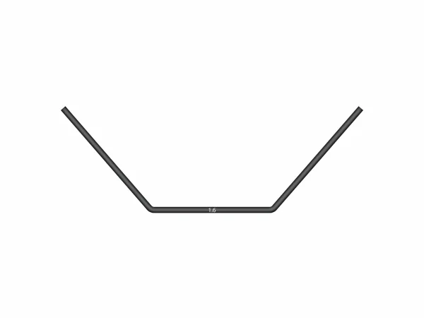 XRay Anti-Roll Bar For Ball-Bearings - Rear 1.6mm - V2