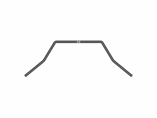 XRay Anti-Roll Bar For Ball-Bearings - Rear 2.0 mm — image 1 of 2