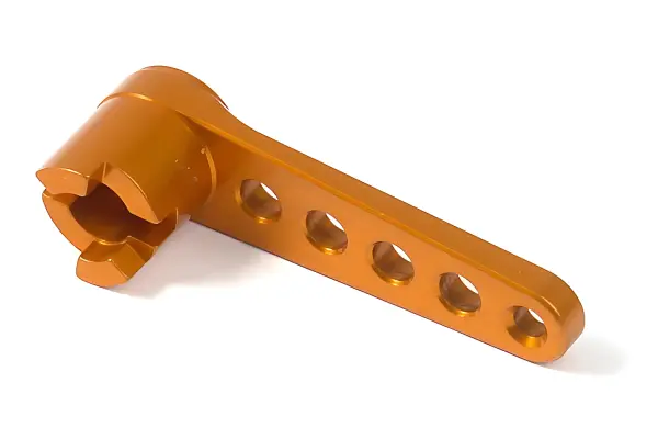 XRay Aluminium Brake Post Arm - Swiss 7075 T6 - Orange — image 1 of 2