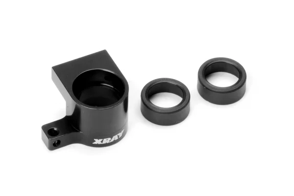 XRay Aluminium Front Middle Shaft Holder - Black - Set