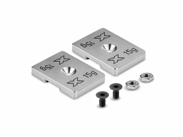 XRay Stainless Steel Weight 21X28X4mm - 15G (2) — image 1 of 2