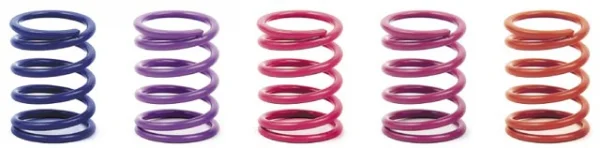 XRay Spring Set D=1.7 (30.5 LB) Violet - Medium - Front (2)