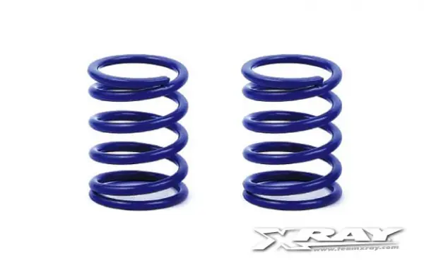 XRay Spring Set D=1.7 (25 LB) Dark-Blue - Soft-Medium - Rear (2) — image 4 of 4