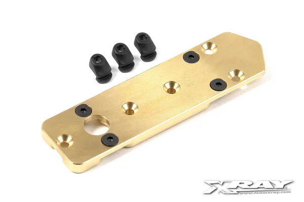 XRay Brass Chassis Weight Front 60G