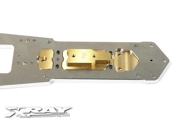 XRay Brass Chassis Weight Front 20G — image 3 of 4