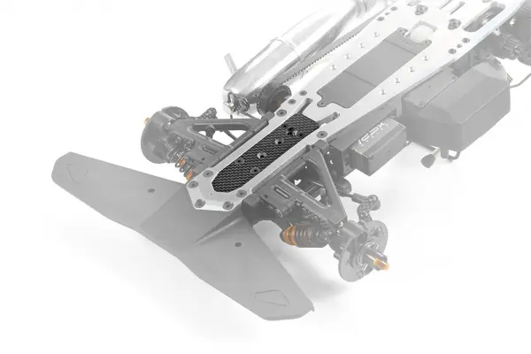 XRay Graphite Chassis Cover Front &mdash; image 5 of 5