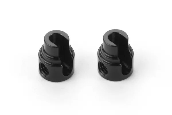 XRay Aluminium Cutted Anti-Roll Bar Collar O2.7 - Black (2) — image 1 of 2