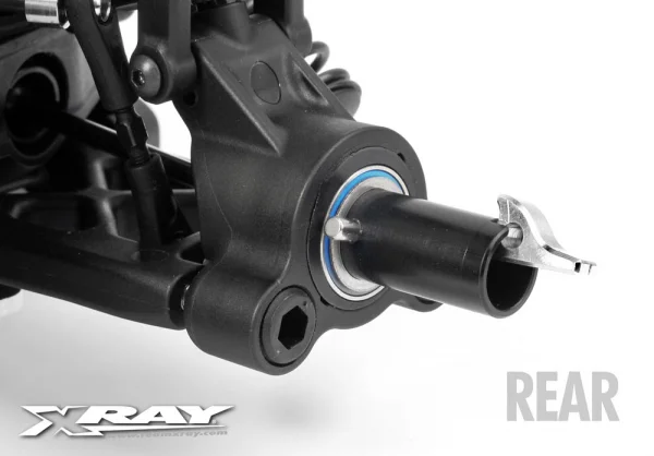 XRay Aluminium Front CVD Drive Axle - Swiss 7075 T6 - Hard Coated