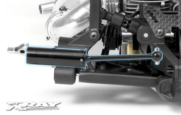 XRay Rear CVD Drive Shaft Set - Hudy Spring Steel