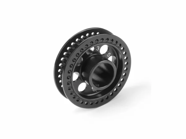 XRay X8 Aluminium Side Belt Pulley 35T - Hard Coated - Swiss 7075 T6 — image 1 of 2