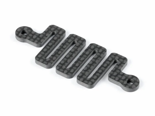 XRay X8 Carbon Front Upper Wave Brace &mdash; image 2 of 3
