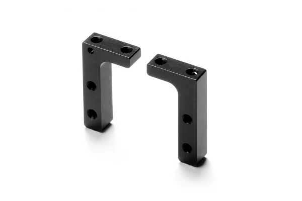 XRay Aluminium Servo Mount - Black - Swiss 7075 T6 (2)