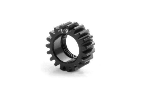 XRay Xca Aluminium Pinion Gear 19T (1st) - 7075 T6 - Hard Coated - Large
