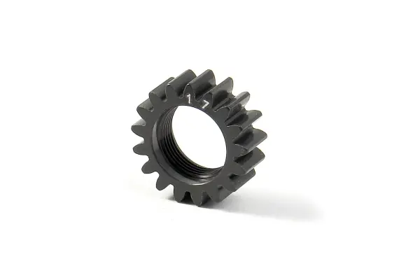 XRay XCA Aluminium 7075 T6 Hard Coated Pinion Gear - 17T (1st) — image 1 of 4