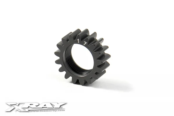 XRay Xca Aluminium 7075 T6 Hard Coated Pinion Gear - 17T (1st) — image 1 of 3