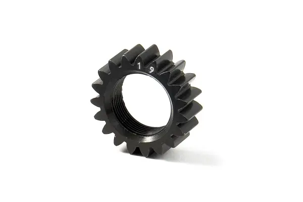 XRay XCA Aluminium 7075 T6 Hard Coated Pinion Gear - 19T (2nd) — image 1 of 3