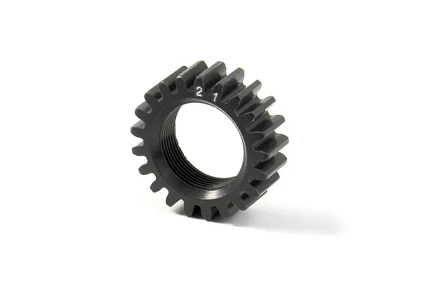 XRay XCA Aluminium 7075 T6 Hard Coated Pinion Gear - 21T (2nd) — image 1 of 3