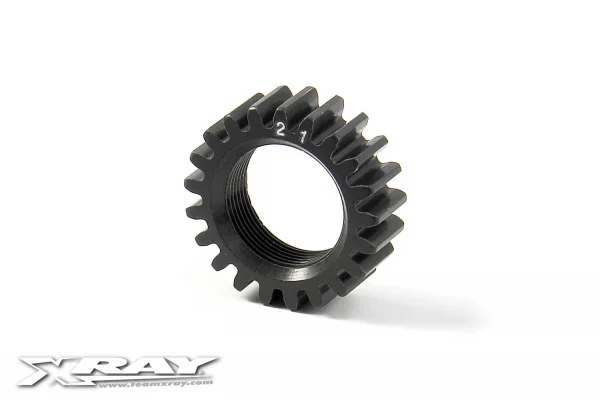 XRay Xca Aluminium 7075 T6 Hard Coated Pinion Gear - 21T (2nd) — image 1 of 3
