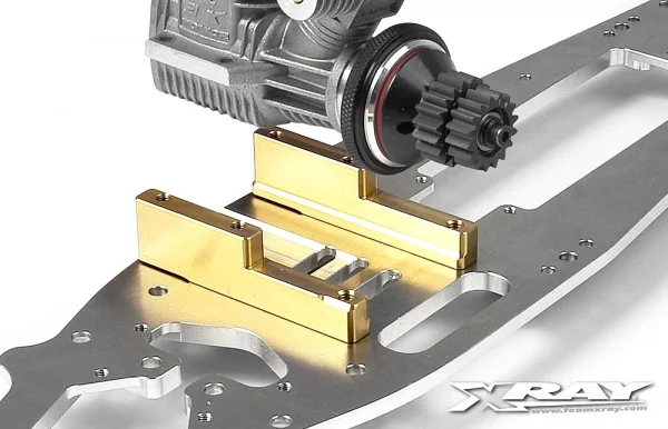 XRay Brass Engine Mounts (L+R) — image 4 of 4