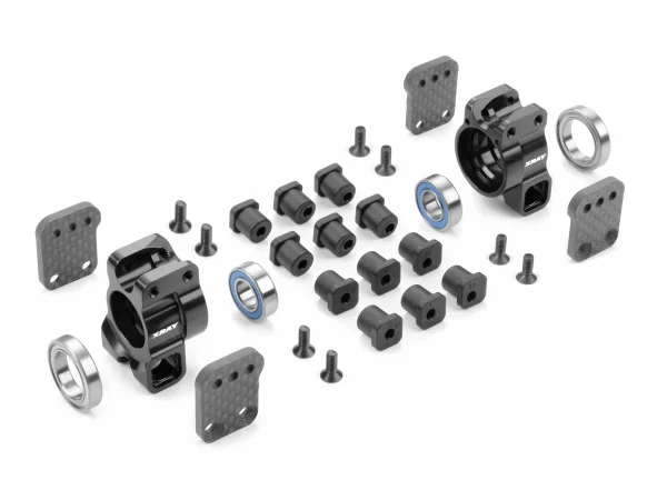 XRay XB8 Aluminium Rear Uprights - Multi-Adjustable - Set
