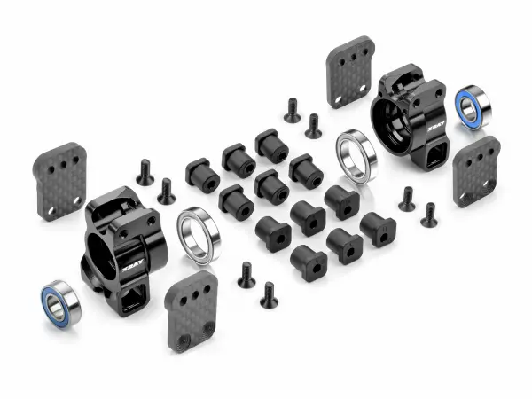 XRay XB8 Aluminium Rear Uprights - Multi-Adjustable - Set — image 2 of 3