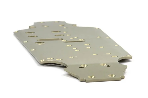 XRay Aluminium Chassis - Hardcoated Swiss 7075 T6 (3mm) - V2 &mdash; image 3 of 3