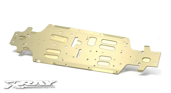 XRay XB808 11 Aluminium Chassis Long - Swiss 7075 T6 (3mm) - Hard Coated