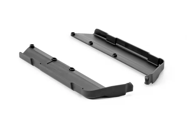 XRay XB8 Chassis Side Guards L+R W/Out Rib — image 1 of 4