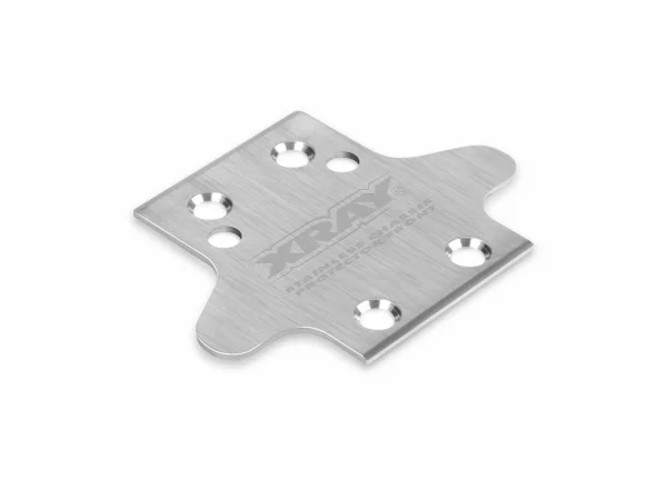 XRay XB8/XB8E Stainless Steel Chassis Protector - Front — image 1 of 2