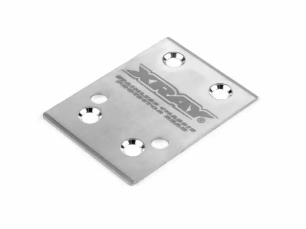 XRay XB8/XB8E Stainless Steel Chassis Protector - Rear — image 3 of 3