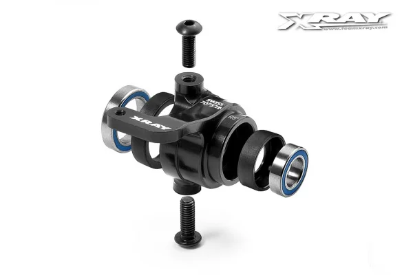 XRay XB808 Aluminium Steering Block Right - 5 Deg King-Pin - Set
