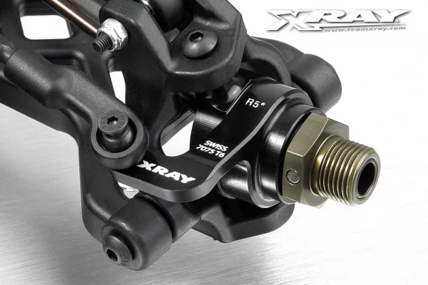 XRay XB808 Aluminium Steering Block Right - 5 Deg King-Pin - Set — image 5 of 5