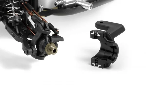XRay XB808 Composite Steering Block Left - Moulded-In Steel Bushing