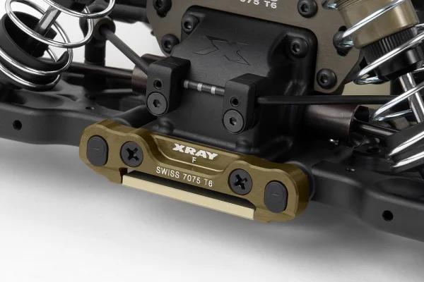 XRay XB808 Aluminium Front Lower Susp. Holder - Front - Swiss 7075 T6 (7mm) - Hard Coated