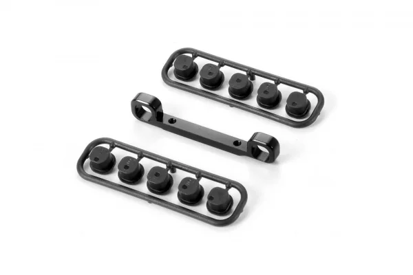 XRay XB8 Aluminium Front Upper Arm Holder (6mm) - Swiss 7075 T6