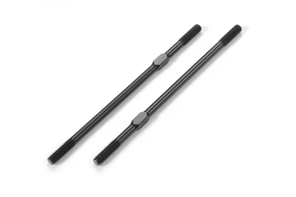 XRay Adj. Turnbuckle M4 L/R 91 mm - Hudy Spring Steel (2)