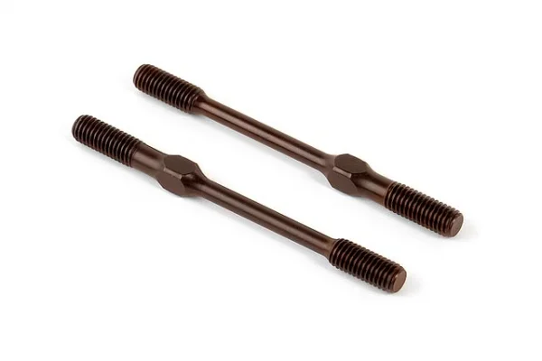 XRay Adj. Turnbuckle M5 L/R 64 mm - Hudy Spring Steel (2)