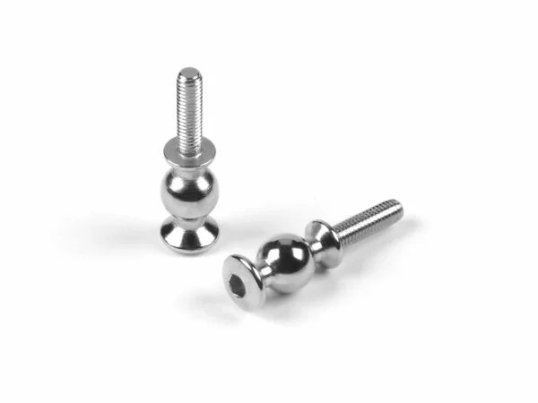 XRay Ball Stud 6.8mm With Backstop L=6mm - M3X11 (2)