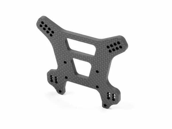 XRay XB8 Graphite Rear Shock Tower For Semi-Split Bulkhead 4mm