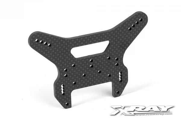 XRay XB9 Graphite Rear Shock Tower - CNC Machined 3.5 mm