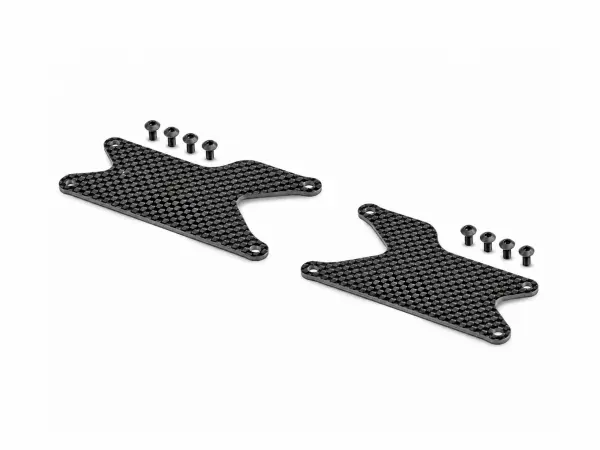 XRay GT/XB8 Carbon Rear Lower Arm Plate - Hard (2) &mdash; image 4 of 4