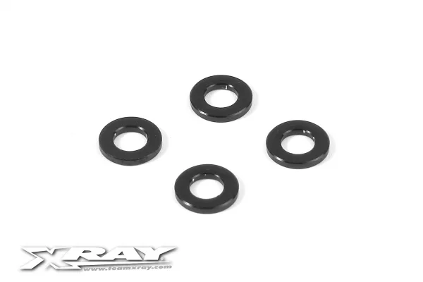XRay Aluminium Shim 4X7.5X1 (4)