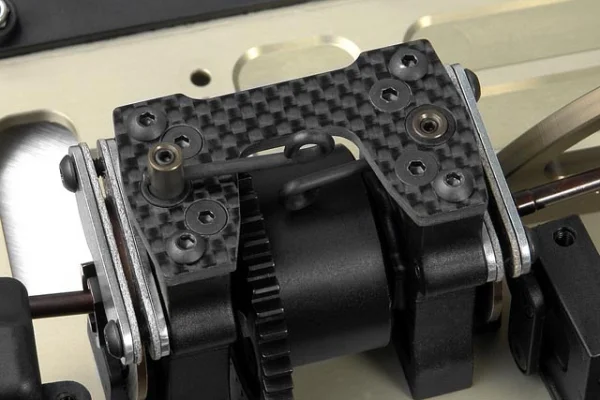 XRay XB808 Graphite Center Diff Mounting Plate — image 3 of 3