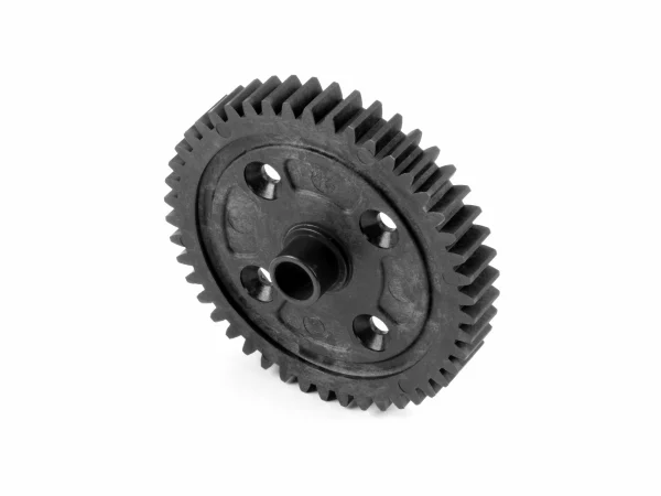 XRay Composite Center Diff Spur Gear With Moulded-In Steel Bushing 46T - Graphite