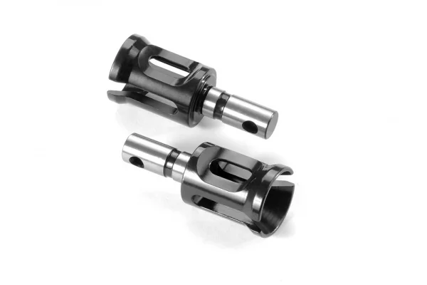 XRay F/R Diff Outdrive Adapter Long - V2 - Hudy Spring Steel (2)