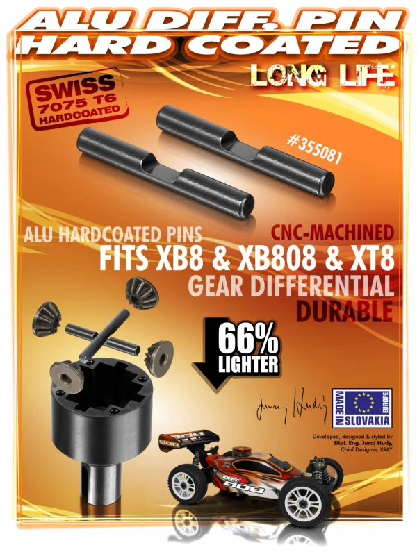 XRay Aluminium Diff Pin (2)