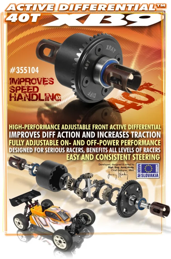 XRay XB9 Active Diff