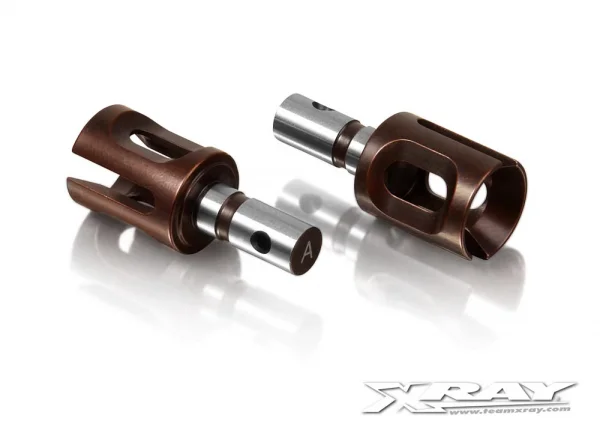 XRay XB808 Active Diff Outdrive Adapter - Lightweight - Hudy Spring Steel (2)
