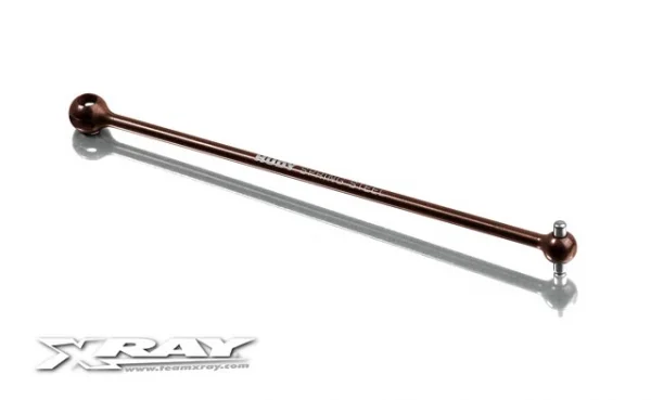 XRay XB808 Rear Central CVD Drive Shaft Long - Hudy Spring Steel